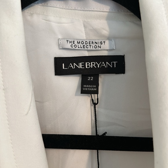 NWT Lane Bryant white blazer size 22 - Picture 3 of 5